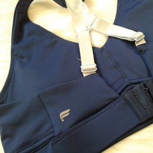 Fabletics blue sport bra size M